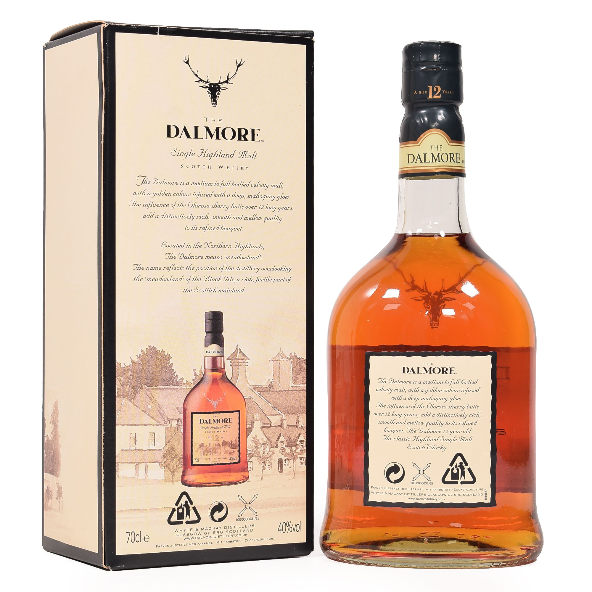 The Dalmore - 12 ans - Highland Single Malt Scotch Whisky - 70 cl